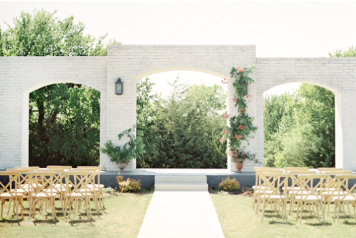 The grand ivory ceremony space