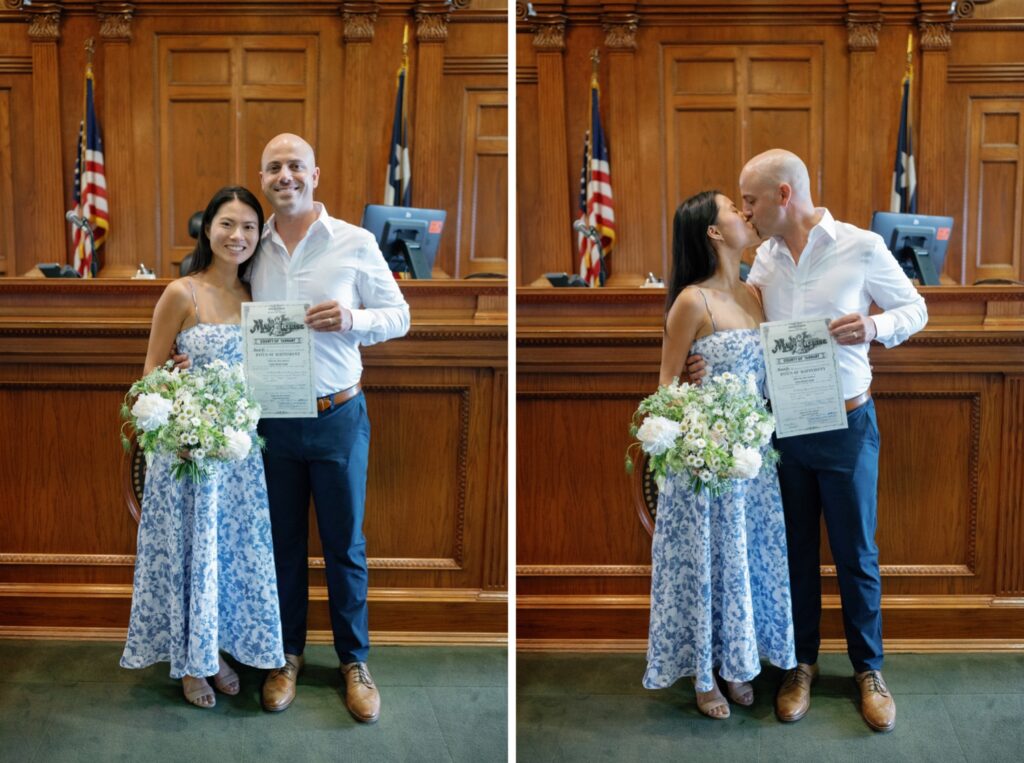 Fort Worth Courthouse Wedding